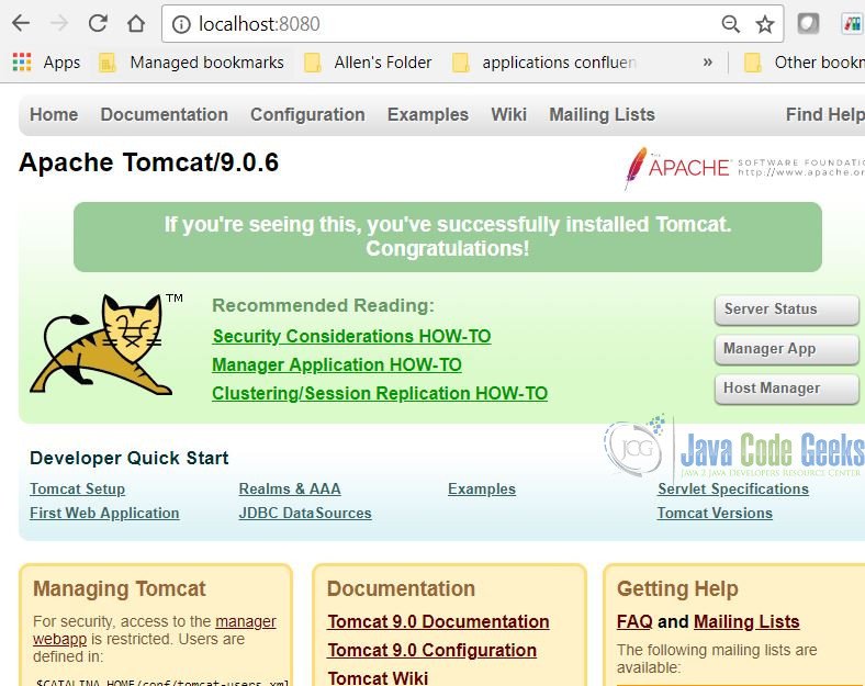 Apache Tomcat Vulnerabilities - Default Home Page