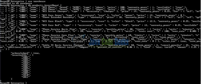 Fig. 4: Database & Collection creation