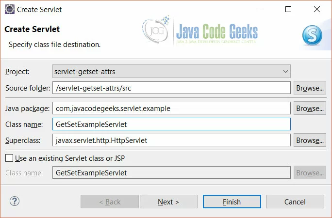 Java Servlet Set/Get - servlet package/class