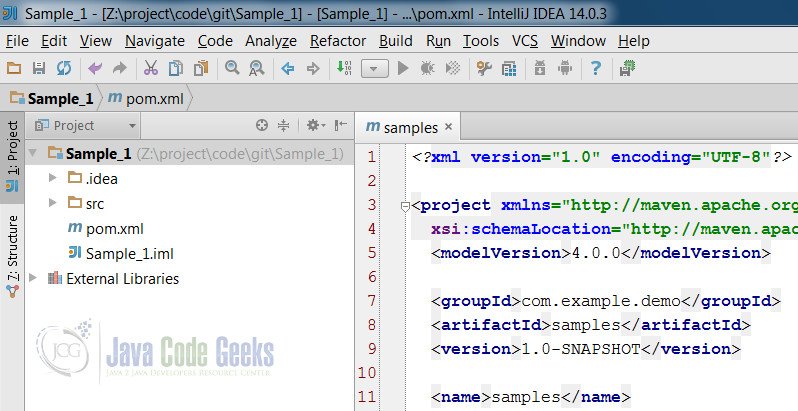 IntelliJ IDEA Remove Project - Sample project