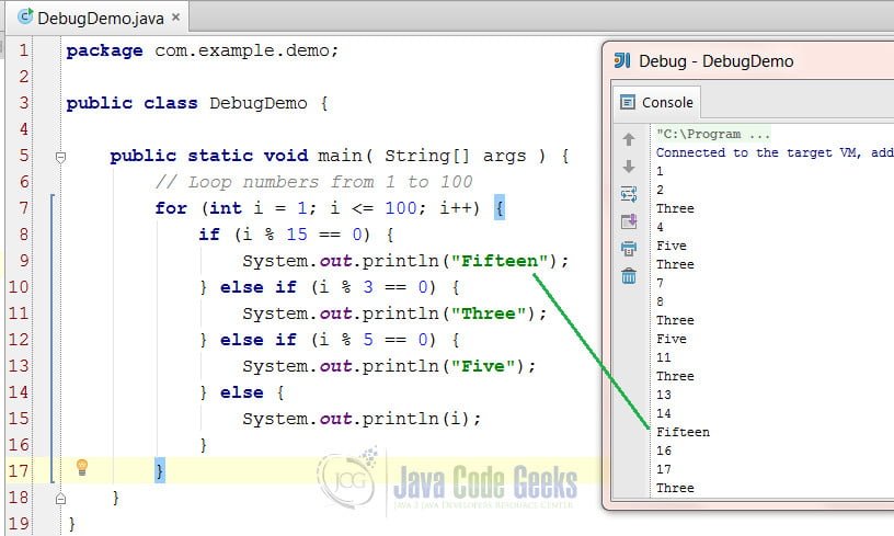 IntelliJ IDEA Debug Java Application - Successful program after correcting the bug
