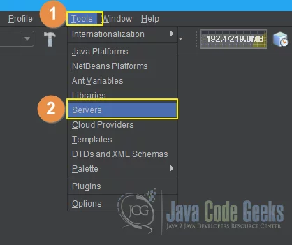 JBoss WildFly NetBeans - Add server to NetBeans
