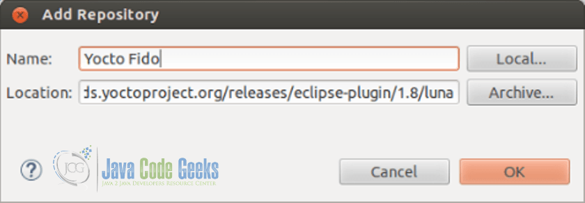 Eclipse IDE Yocto Plugin - Install Yocto Plugin