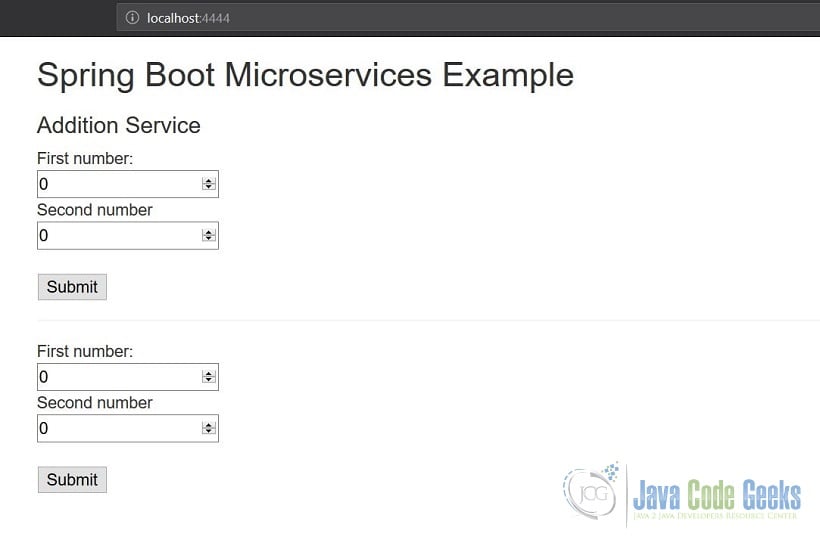 Microservices Java - Web Server