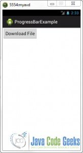 Android Progress Bar Example