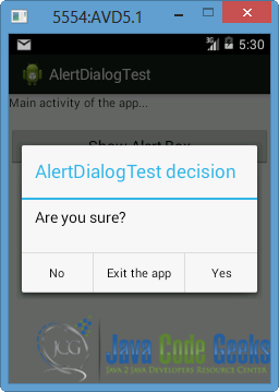Android Alert Dialog - AVDAlertDialog2