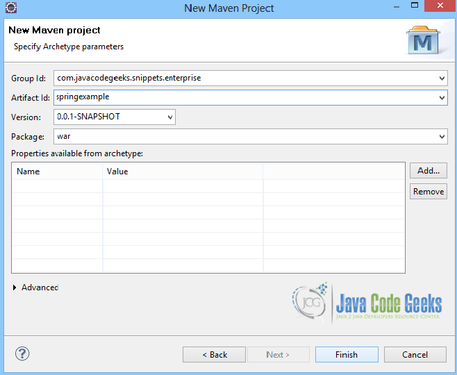 Configure Maven project