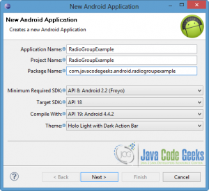 Radiogroup android studio назначение