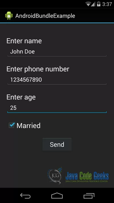 Android Bundle Example - Java Code Geeks