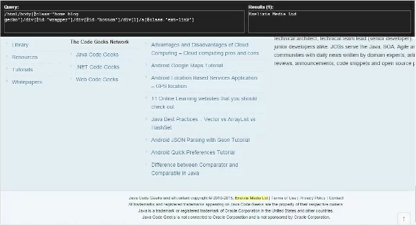 Figure 3. XPath Helper