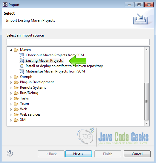 03 Import existing Maven project