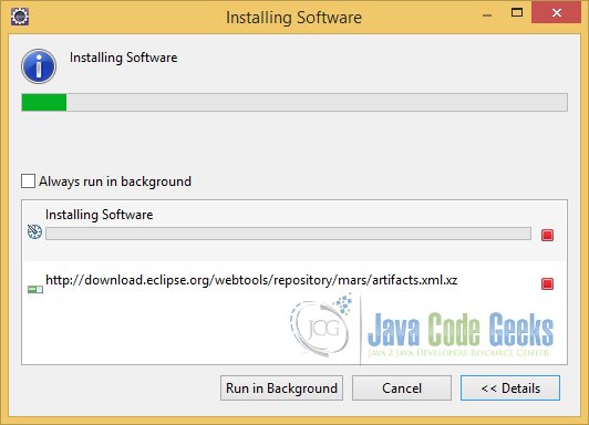 JavaFX Applications - The Install Dialog