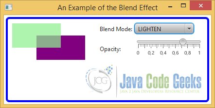 A Blend Effect Example