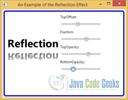 A Reflection Effect Example