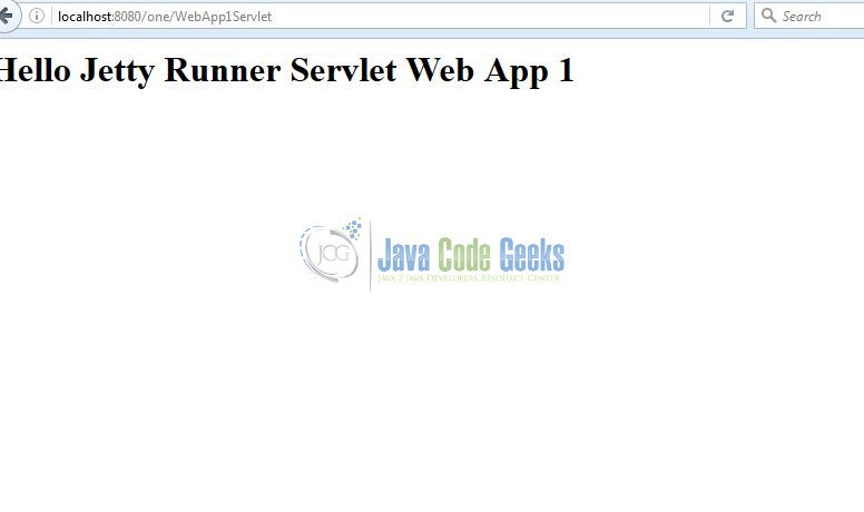 Running multiple web-apps - WebApp1Servlet