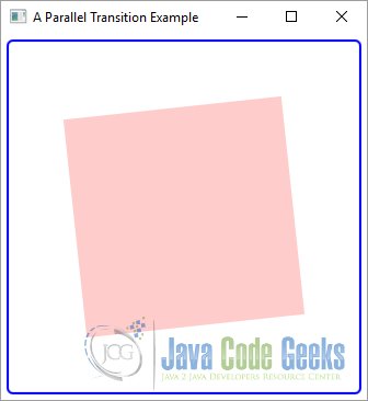 A JavaFX Parallel Transition Example