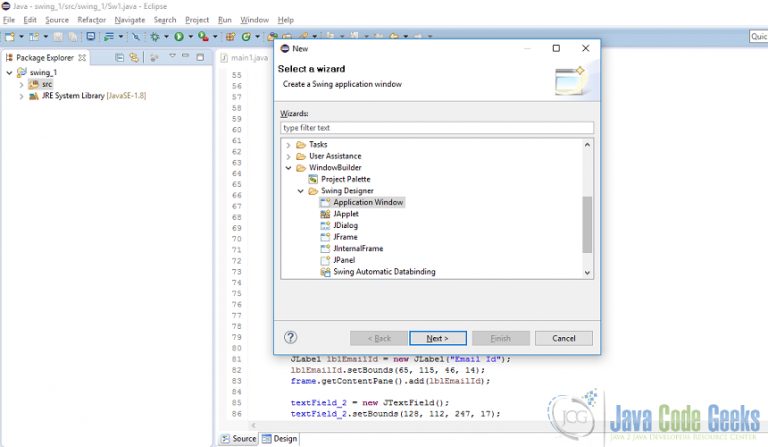 Java Swing Form Example Examples Java Code Geeks 2022 6388
