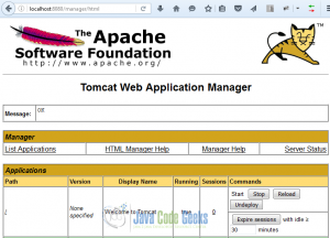 tomcat sample application source code
