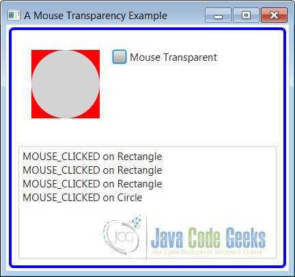 A JavaFX Mouse Transparency Example