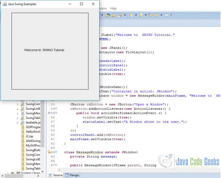 Java Swing Jwindow Example Java Code Geeks 0037