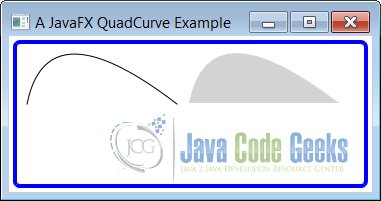 A JavaFX QuadCurve Example