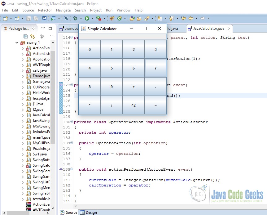 Swing Components In Java With Example Program