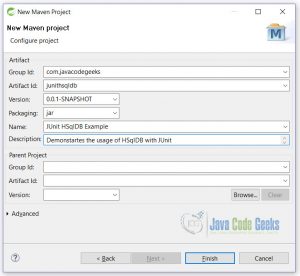 hsqldb memory database example