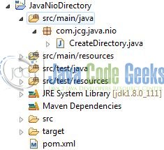 Fig. 3: Create Directory Application Project Structure