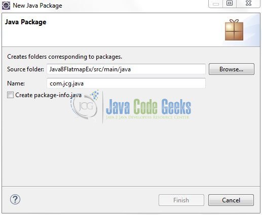 Fig. 7: Java Package Name (com.jcg.java)