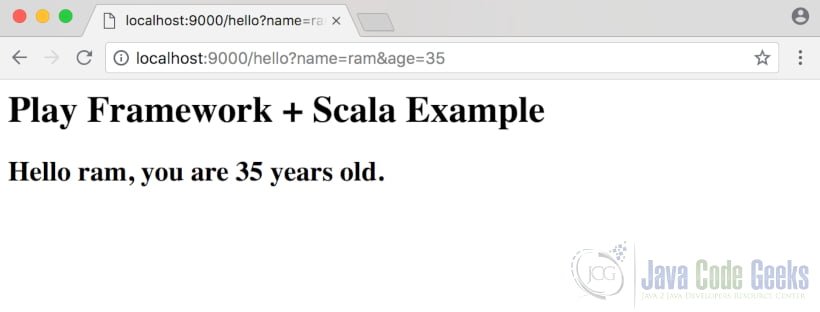 Play! Framework Path, Query Route Default Params - Test Play Scala Query Params With Browser