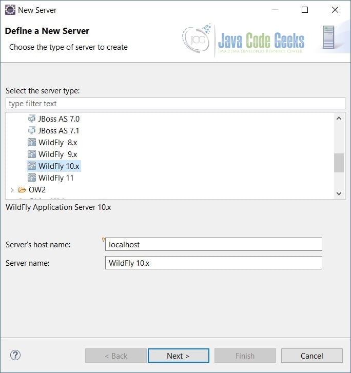 Eclipse with Wildfly and JBoss Tools - Add WildFly Server to Eclipse