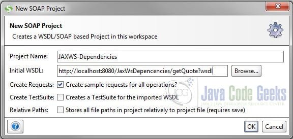 JAX-WS Dependencies - New SOAP Project