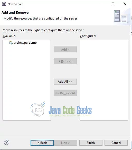 Apache Maven Eclipse Project Creation - Deploy to Tomcat Server