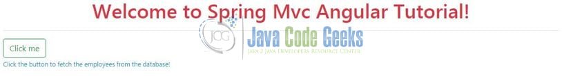 Spring MVC and Angular 6 - Index Page