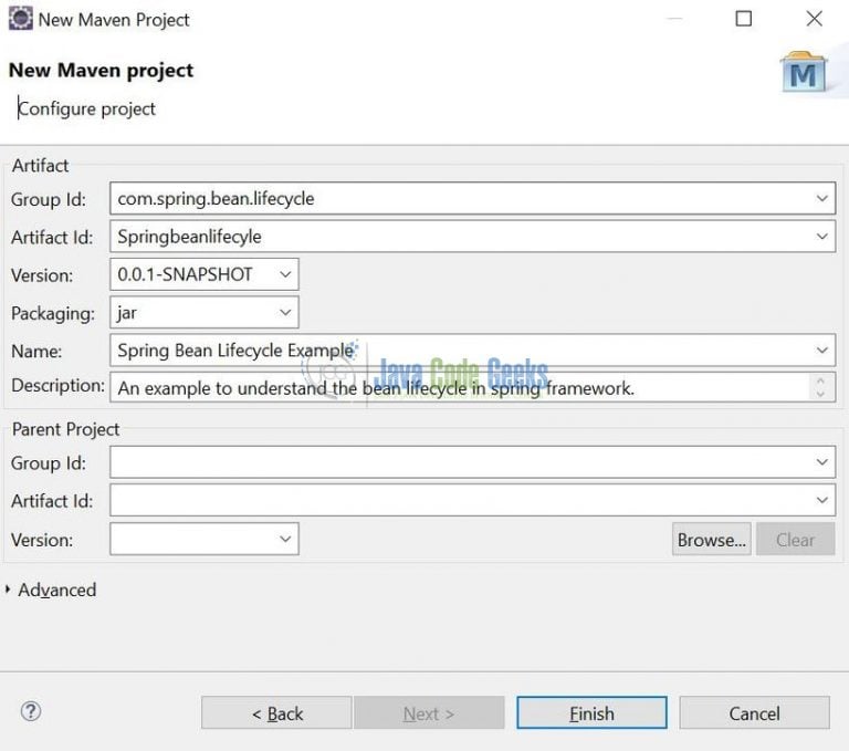 Spring Bean Life Cycle Example - Java Code Geeks