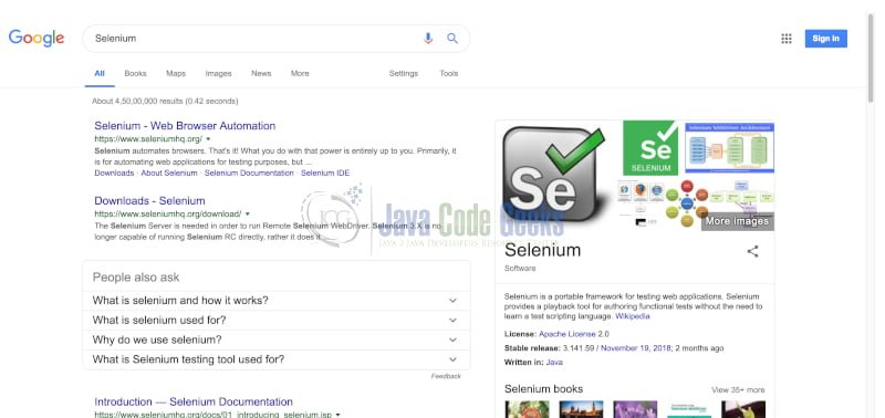 Selenium Library - Error Screenshot
