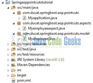 Spring AOP Pointcut Expressions - Application Structure