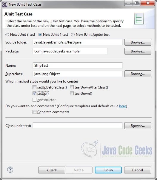 Java 11 String Class New Methods -  JUnit Test Case