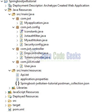 Spring Boot JWT Authentication - Application