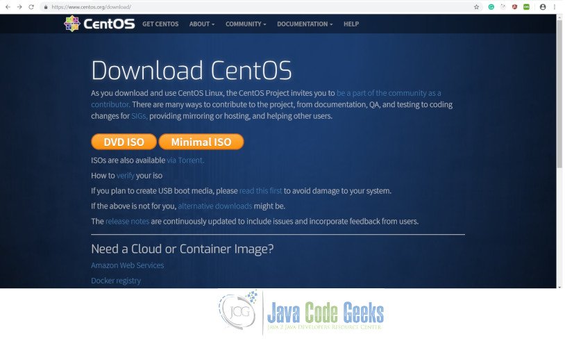 Docker Install on CentOS - DVD ISO or Minimal ISO 