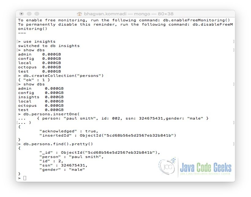 MongoDB Search by ID - Create Document