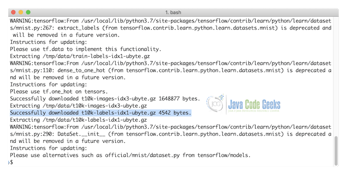 tensorflow python - Dataset 