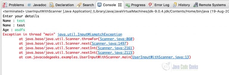 Java Input Example - Examples Java Code Geeks - 2024 %