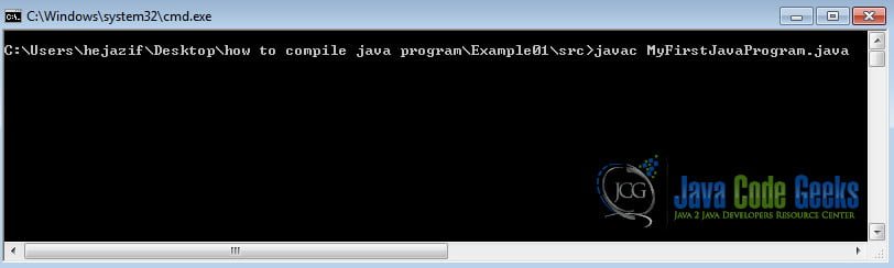 How to Compile Java - Command prompt