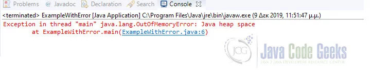 java.lang.outofmemoryerror: java heap space - output