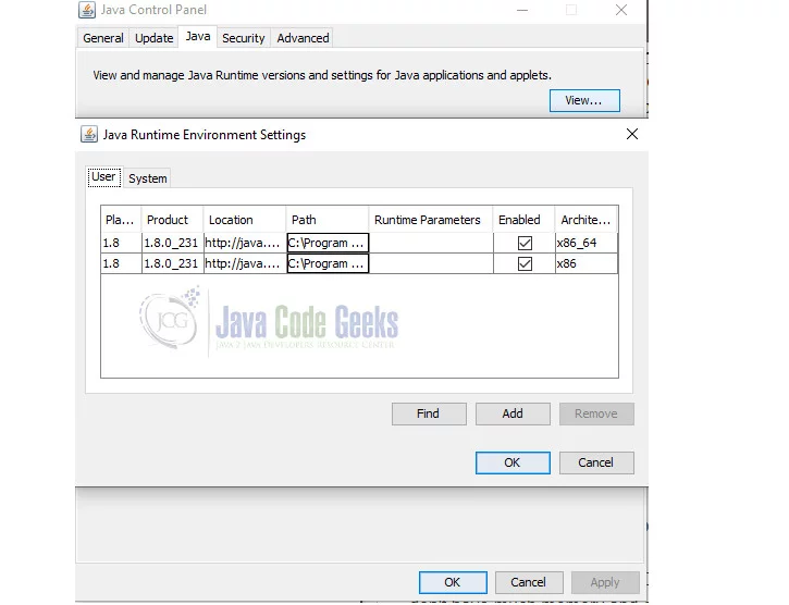 java.lang.outofmemoryerror: java heap space - Environment Settings