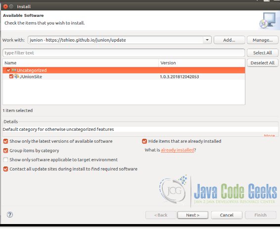 Java Struct - Installation step 1