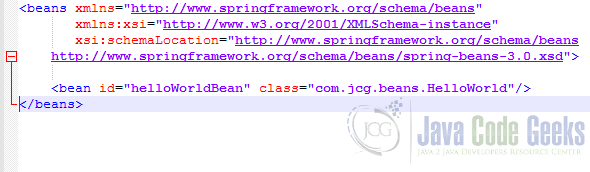 Spring Framework Example - Spring Beans XML configuration