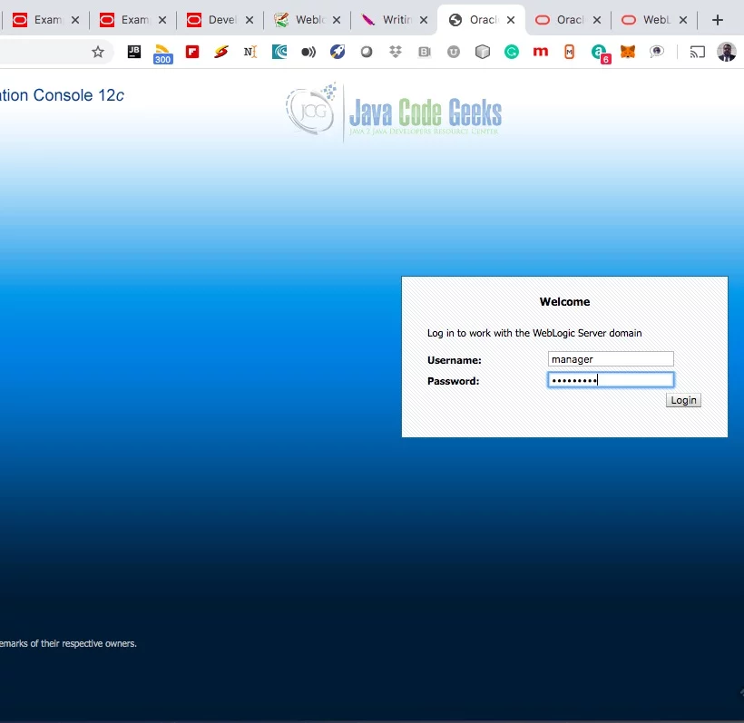 WebLogic Web Service - Weblogic Console