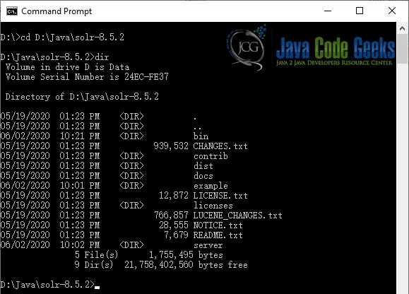 Apache Solr Clustering - Directory Layout